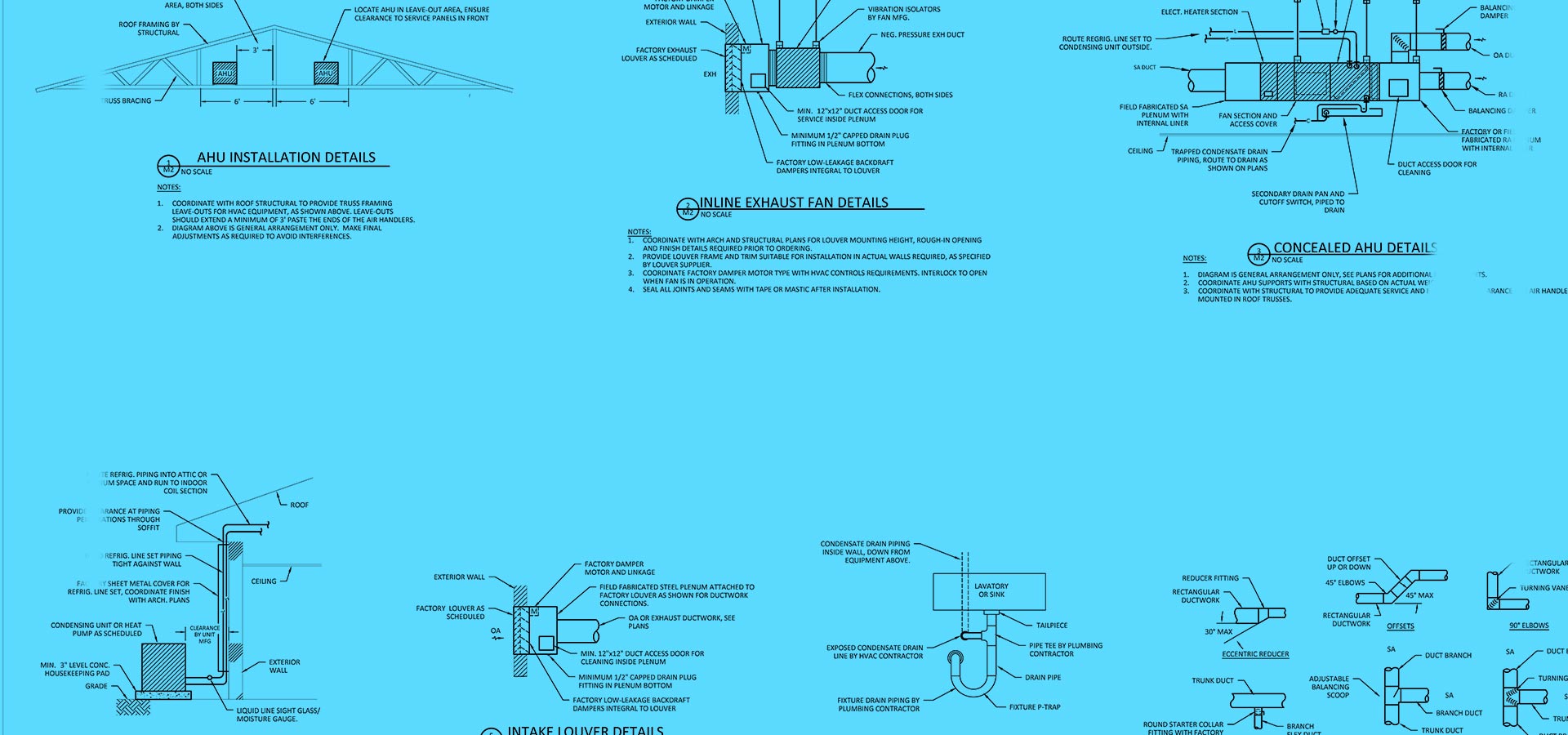 Mechanical Ducts photo of mechanical, electrical and plumbing project by capco engineering