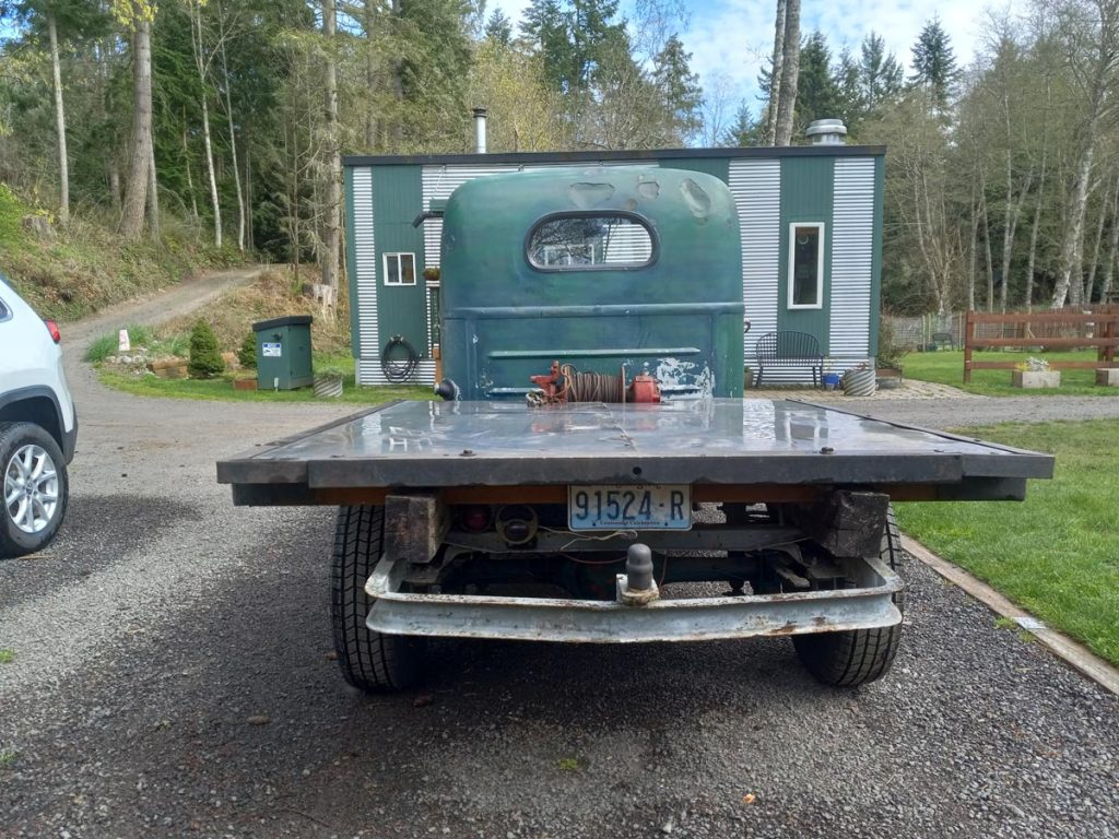 kb-2 truck before restoration back view